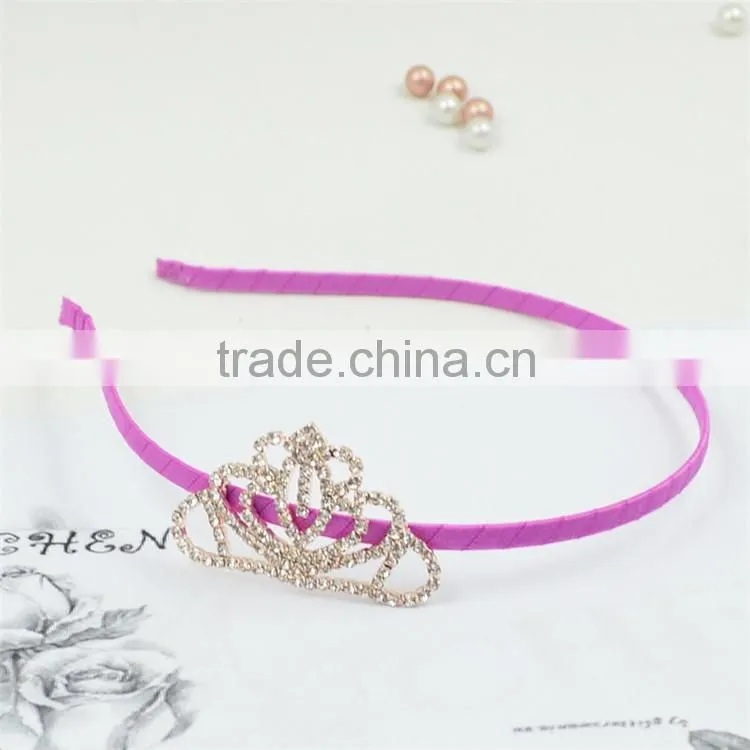 Princess Tiara Headband Royal Baby Pearl Crown Baby Headband Christmas Gift Rhinestone Children accessories