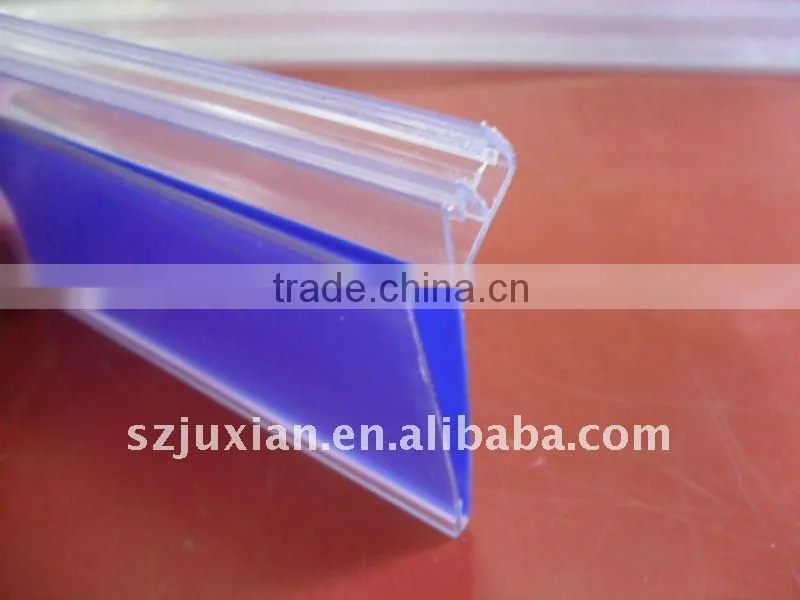 Supermarket Plastic data holder/ data strip/price strip/label holder