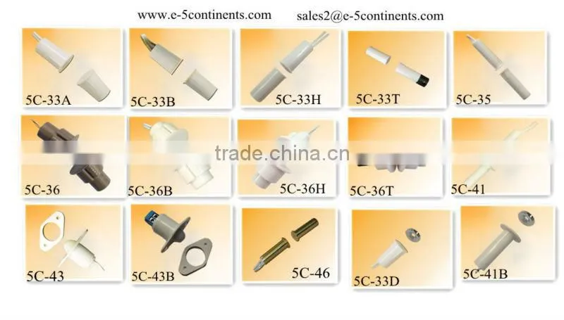 ABS plastic flush mounted wired window contacts 5C-35