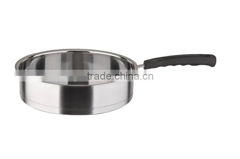 good quality Stainless steel frying pan sauce pan