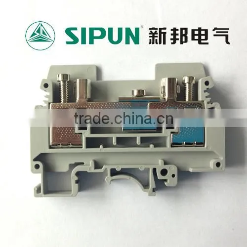 UK6S experimental testing type terminal blocks with din rail
