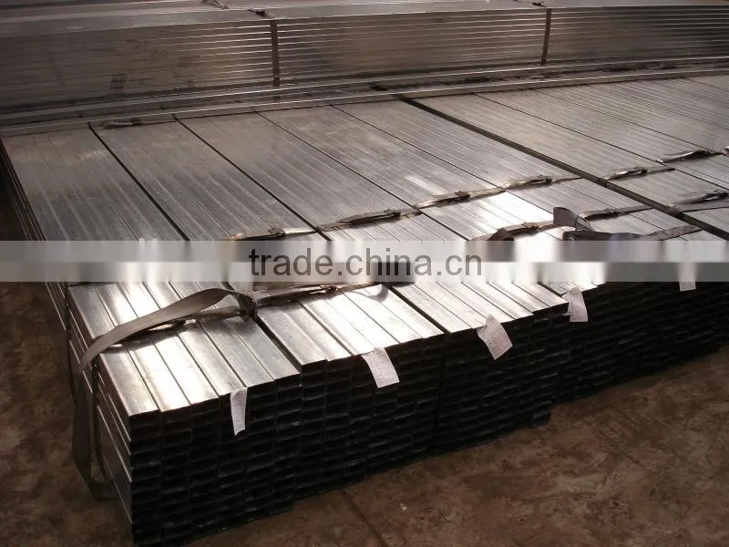 Rectangular Galvanized Hollow Tubes -- Z: 60GSM