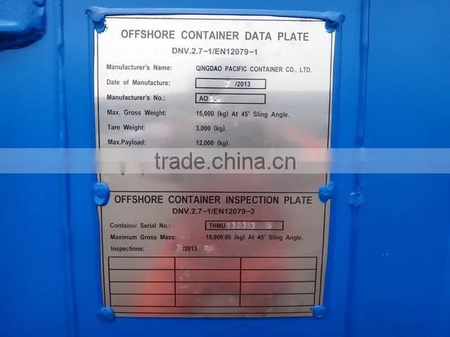 20ft DNV certificated offshore container