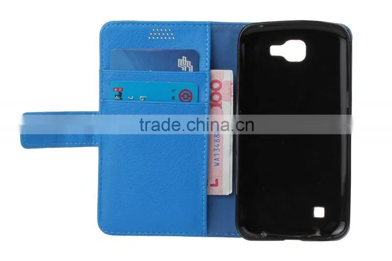 MMT Shockproof Luxury Litchi Grain with Photo Frame PU Leather Flip Case for LG K4 Wallet Cover with Card Slot Flip Case MT-5668