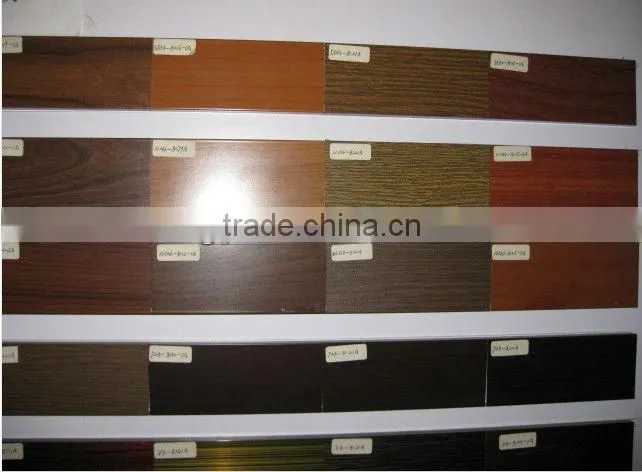 wooden grain,wooden shift aluminium profile for windows and doors