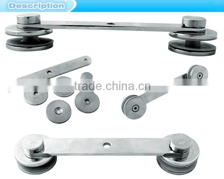 304/316 stainless steel glass railing clamp