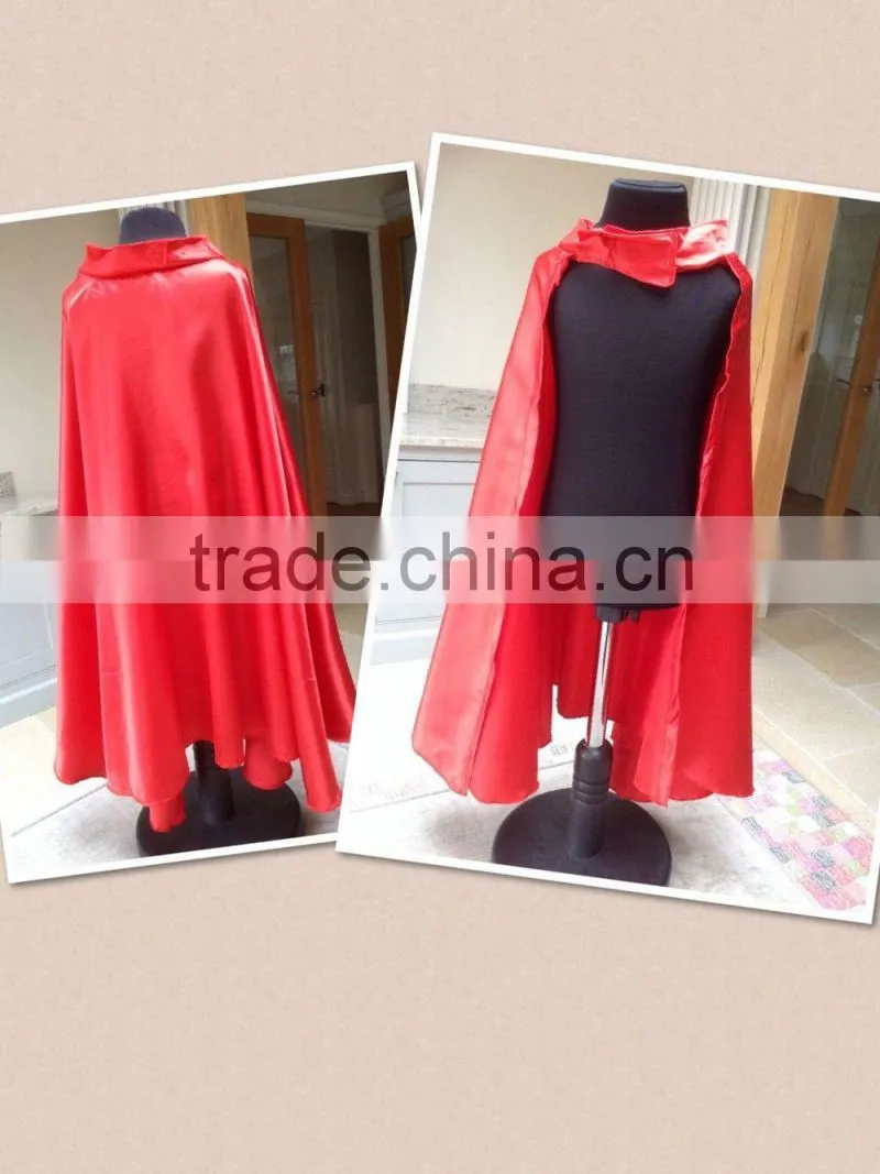Halloween Black superhero Vampire cape/Adult superhero capes CCP5014