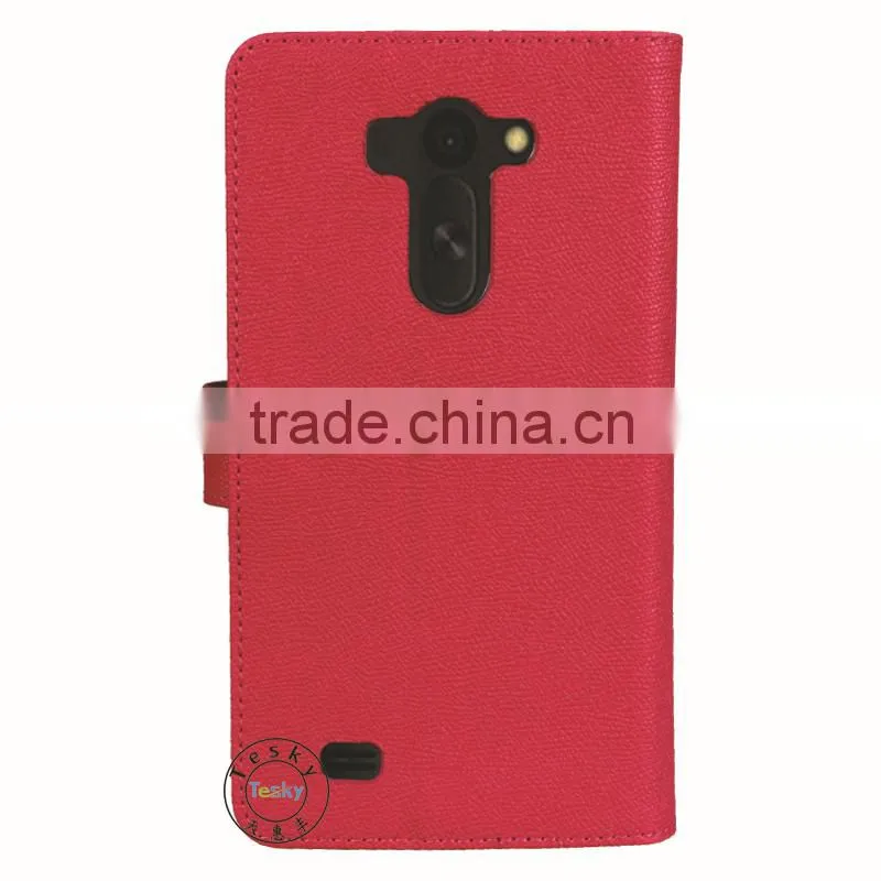 for lg g vista vs880 cover, funky fake leather flip protective case for lg g vista vs880