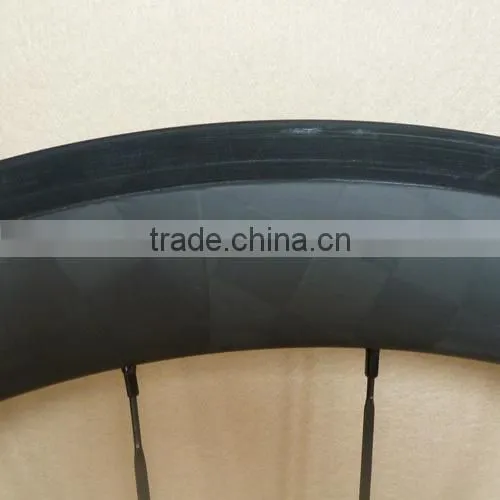 18K matte carbon clincher wheels UDELSA U60 wheels F20H R 24H