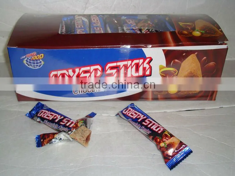 hot sale chocolate center crispy biscuit stick