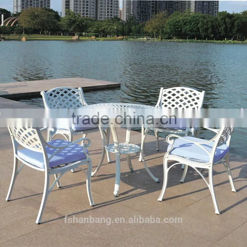wrought iron garden dining table chair furniture set