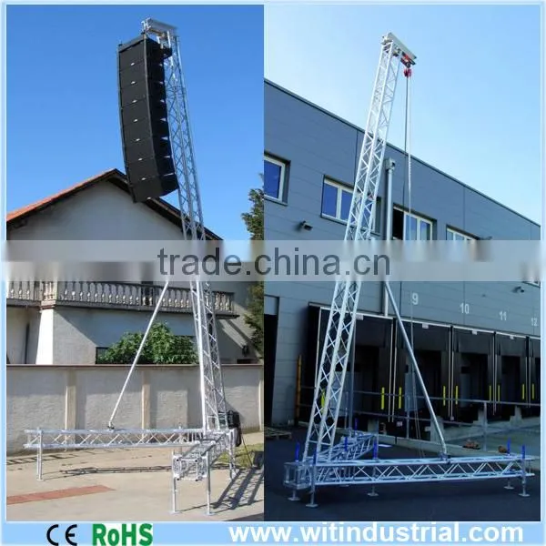 pa tower speaker tower line arry truss