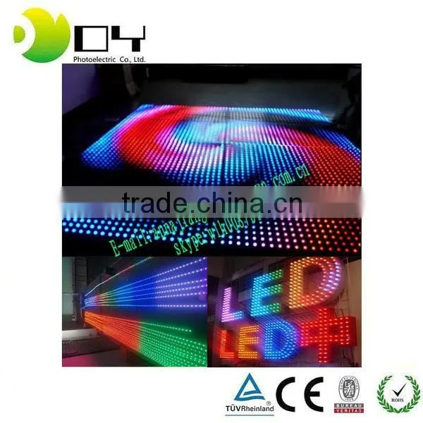 Customized Outdoor Usage Strawhat DC5v 9MM single color Pixel Led String L ight