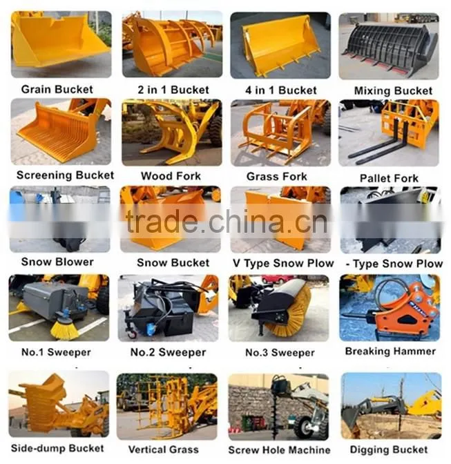 1.0t mini front loading machine