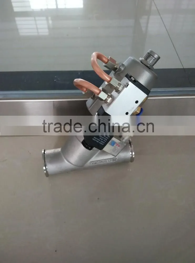China lowest price two way pa angle seat valve