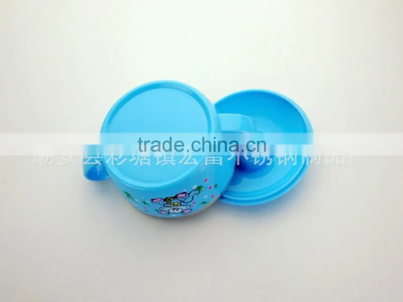 baby products eco stainless steel double wall mugs with lid