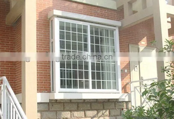 PVC/UPVC house casement windows grill designs india guangzhou factory