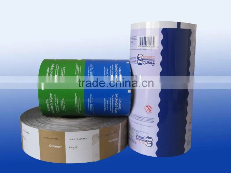 Baby wipes packing film roll