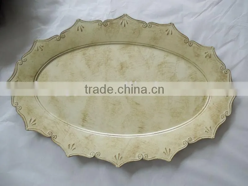 Oval Plastic Plate