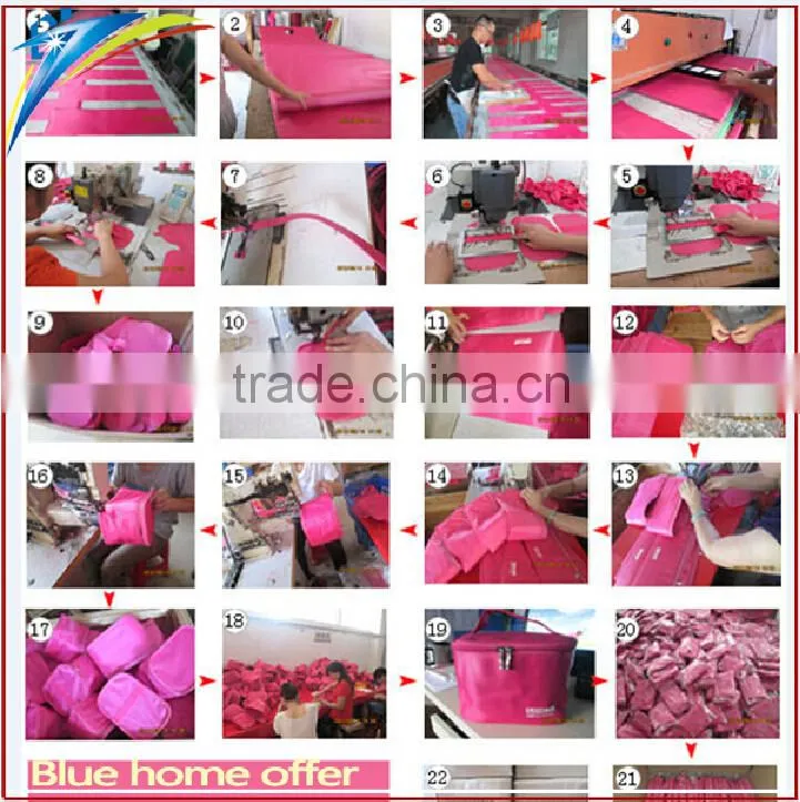 Hot new design portable zipper tote trip clothing storage bags Large size foldable net pouch