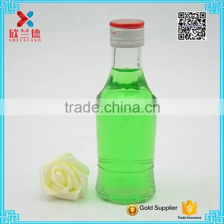 150ml cheap clear glass bottle wine bottle wholesale