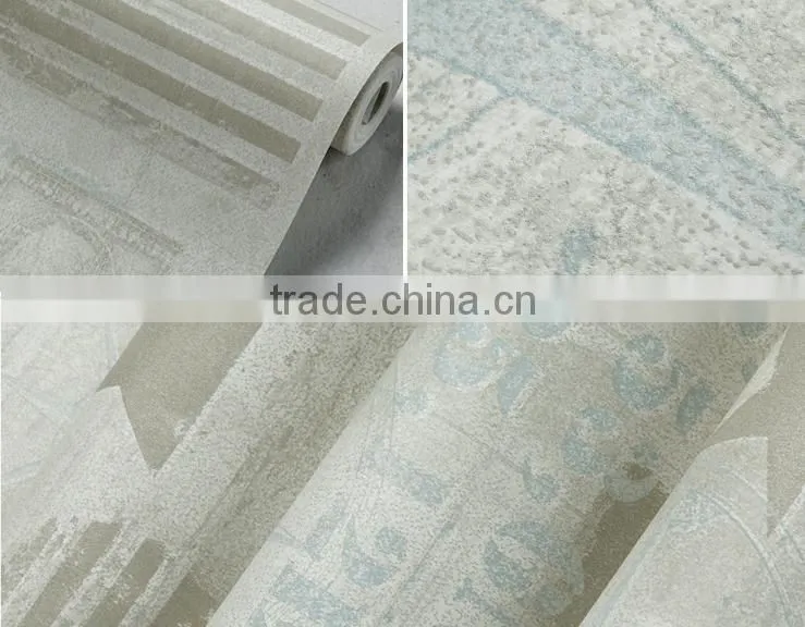 fabric wallpaper leaf design waterproof wallpaper