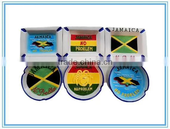 Jamaica Souvenir Ceramic Handmade Ashtray Souvenir Items
