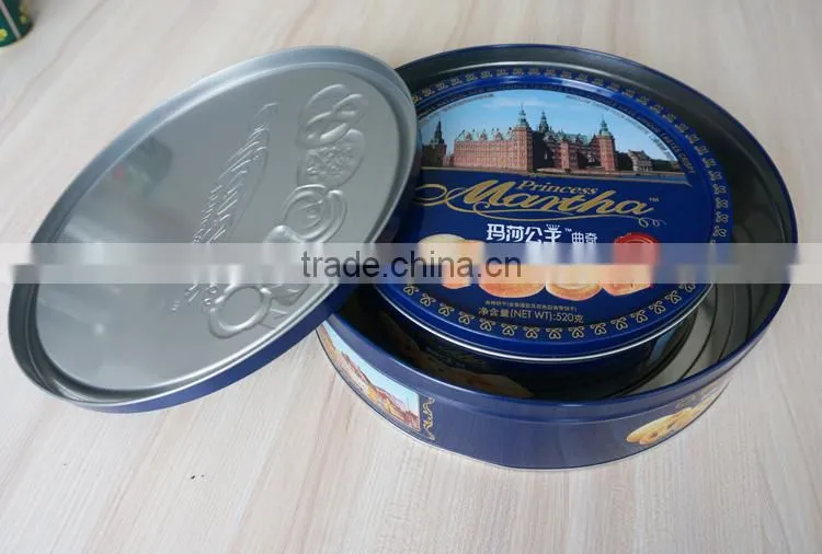 Whole Sale Large Tin Can For Cookie