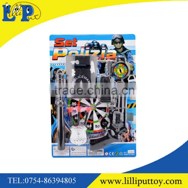 Newest soft shooting bullet gun police set toy for kid