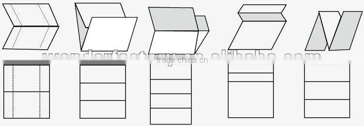 Air Suction Folding Machine WD-Z462S High speed Paper Folding Machine Paper feeder