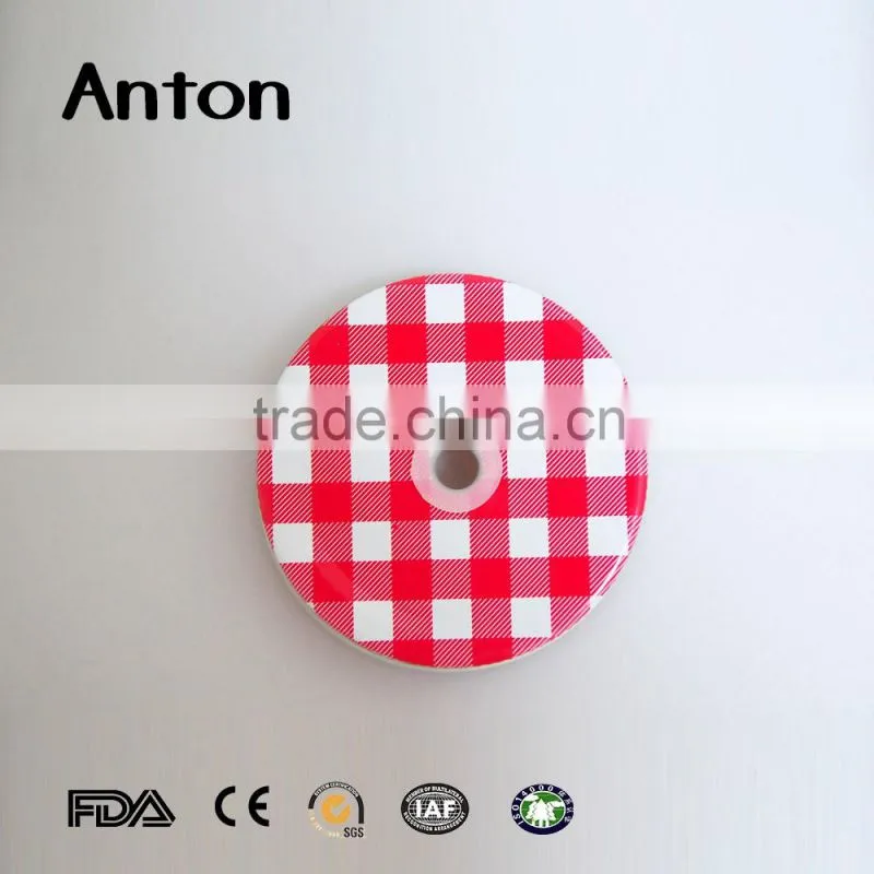 Necking metal tin can lids