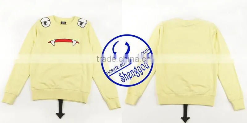 2015 Custom Best Quality Mens Pullover Sweatshirts with Printing