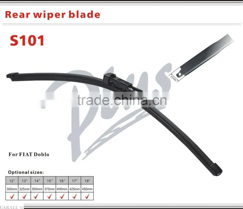 Car Accessories Rear Windshield Wiper Blade ,size 12"-18"S101 for Fiat Doblo