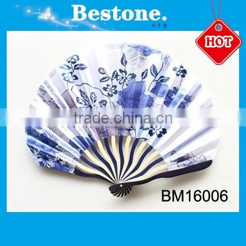 Custom printed folding hand fan for wedding