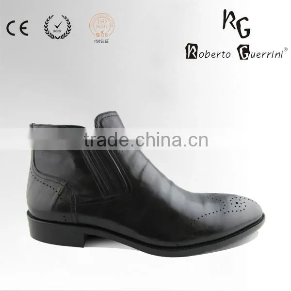 Genuine Leather High End Ankle boots Man Leather Shoe