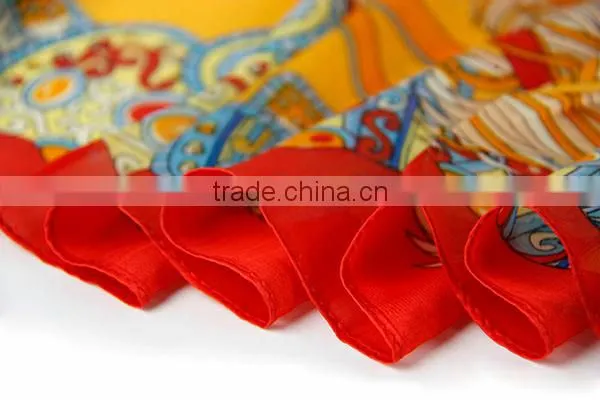 Fashion Printing chiffon chiffon scarf Square Scarf
