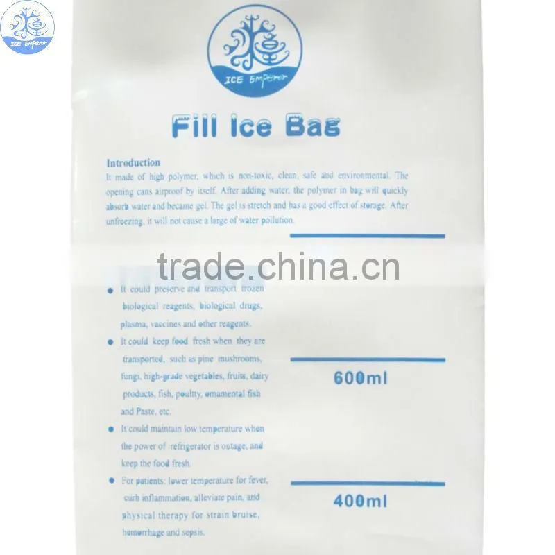 water injecting ice pack