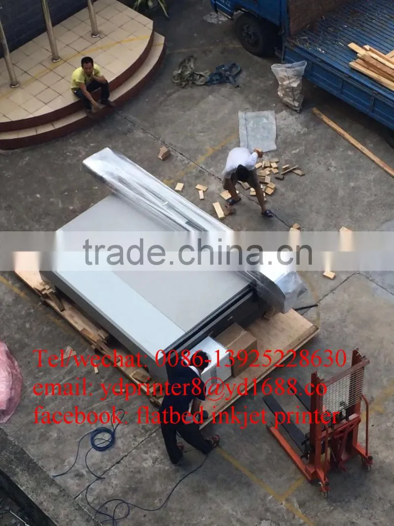 Large format car sticker roll printing machine / digital flatbed uv printer price