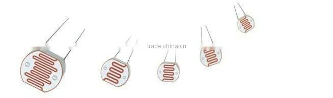 Optical Plastic Shell, 20mm LDR / CDS sensor / resistor, photoresistance