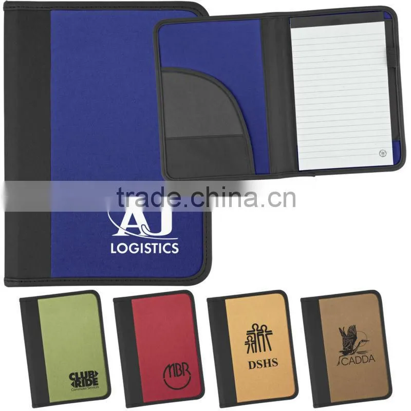 embossed cover leather folder