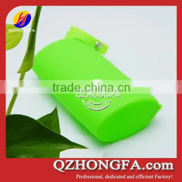 newest silicone euro coin case with zipper