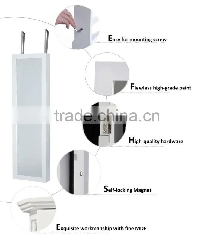 Wall mirror cabinet, Over door mirror cabinet