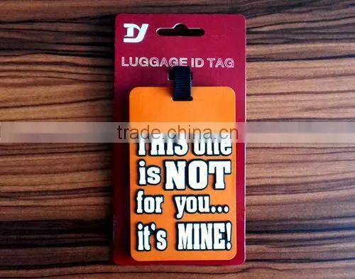 China bulk wholesale clear plastic luggage tags and high quality hard plastic custom luggage tag