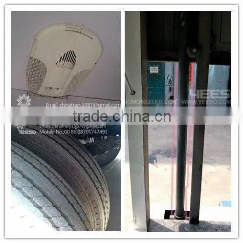 Customized led vehicle, Yeeso-V8 Mobile LED Display Advertising Truck,3 Sides Led Screen,2 Sides Lifting System, Led Truck
