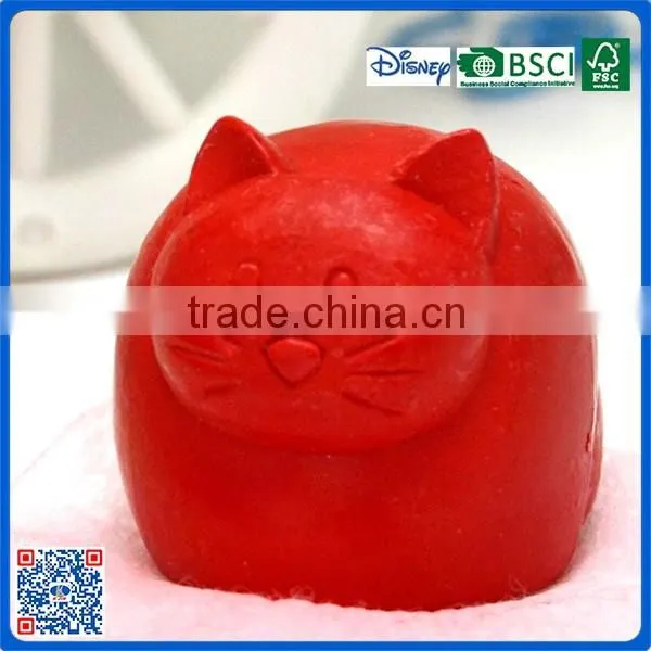 2016 new design 3D animal shaped crayons for drawing for school children