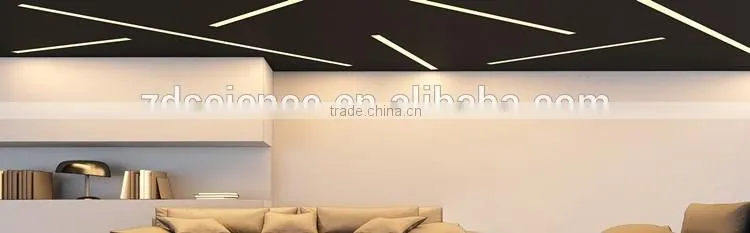 Recessed LED Aluminium Channel Profile For LED Strip With Cover PC Frosted