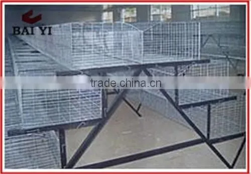 BAIYI Mesh Company Rabbit Cage Industrial Sale A-Type &H-Type Low Carbon Steel Wire Cage