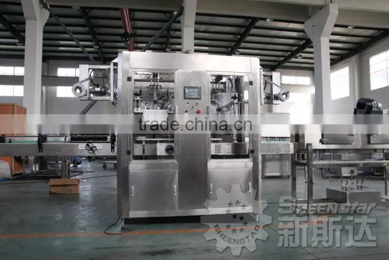 Automatic Jar Shrink Sleeve Label Packing Equipment / Machine / Machinery