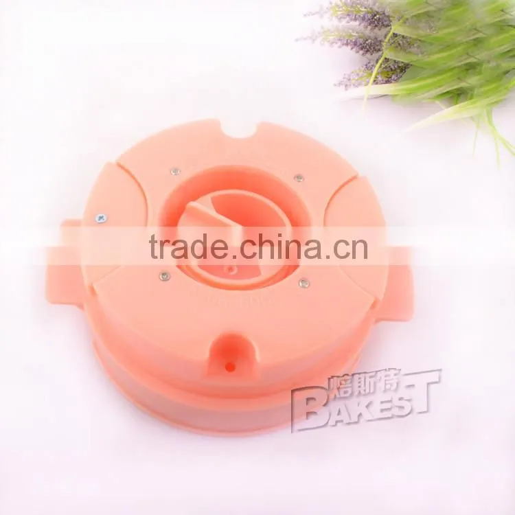 500-2 fenghuang design big plastic moon cake mold set for Chinese traditional food