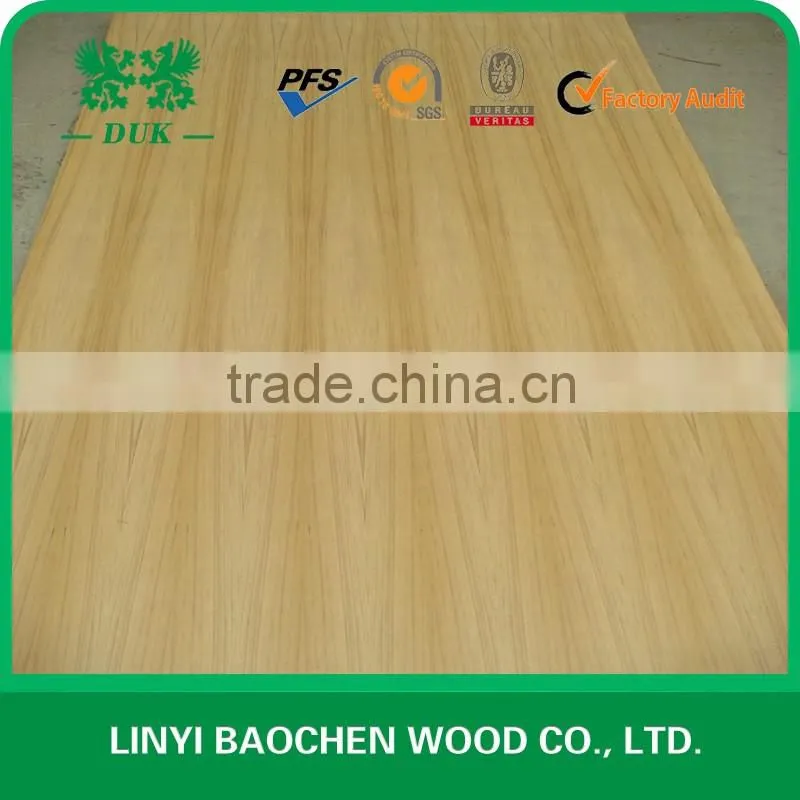 2.5mm-18mm teak fancy mdf /teak veneer MDF Q/C , C/C